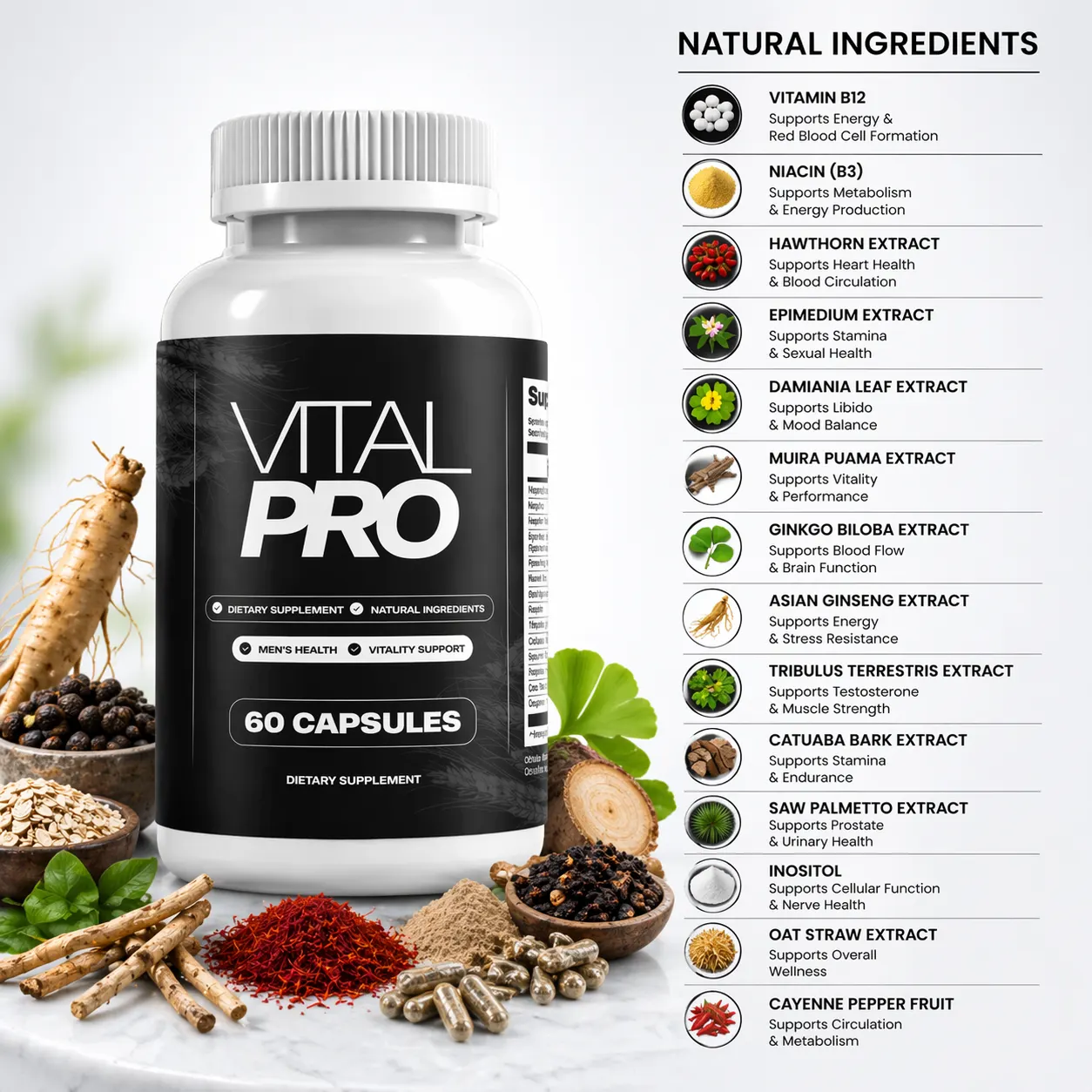VitalPro Male Vitality Supplement